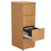 Filing Cabinet With 4 Drawers Beech 464 x 600 x 1365mm