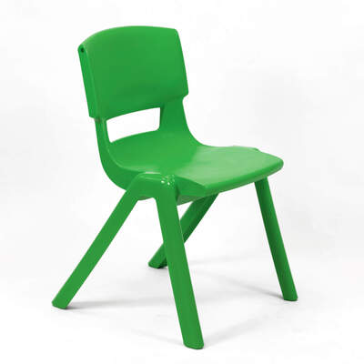Postura Plus Chair 430mm 30 Pack - Colour: Parrot Green