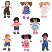 Soft Dolls Assorted 8 Pack