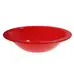 Swixz Polycarbonate Narrow Rimmed Bowls 172mm Red 12 Pack G2p100
