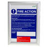 Fire Action/COSHH Golden Rules Sign A4