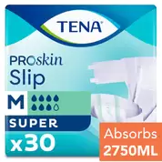 Tena Proskin Slip Super Medium 30