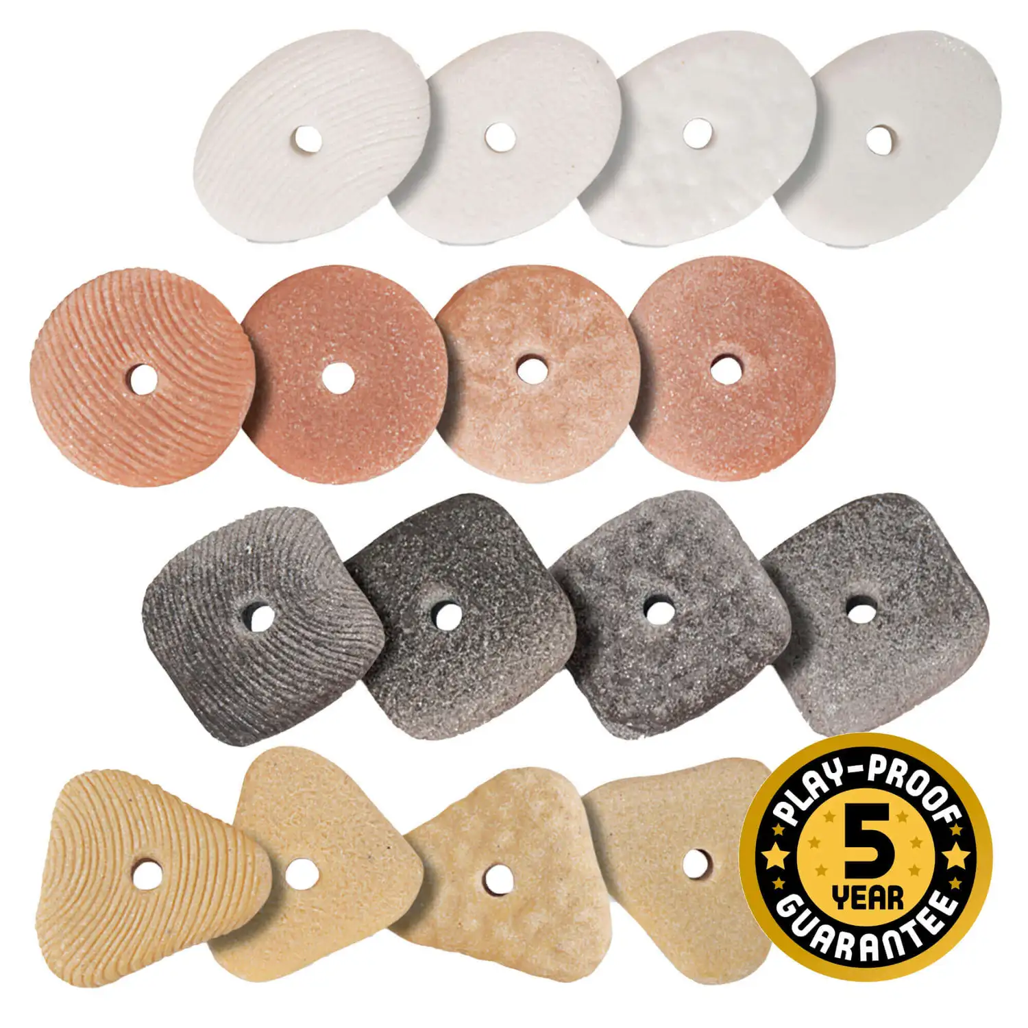 Threading Pebbles Set of 16