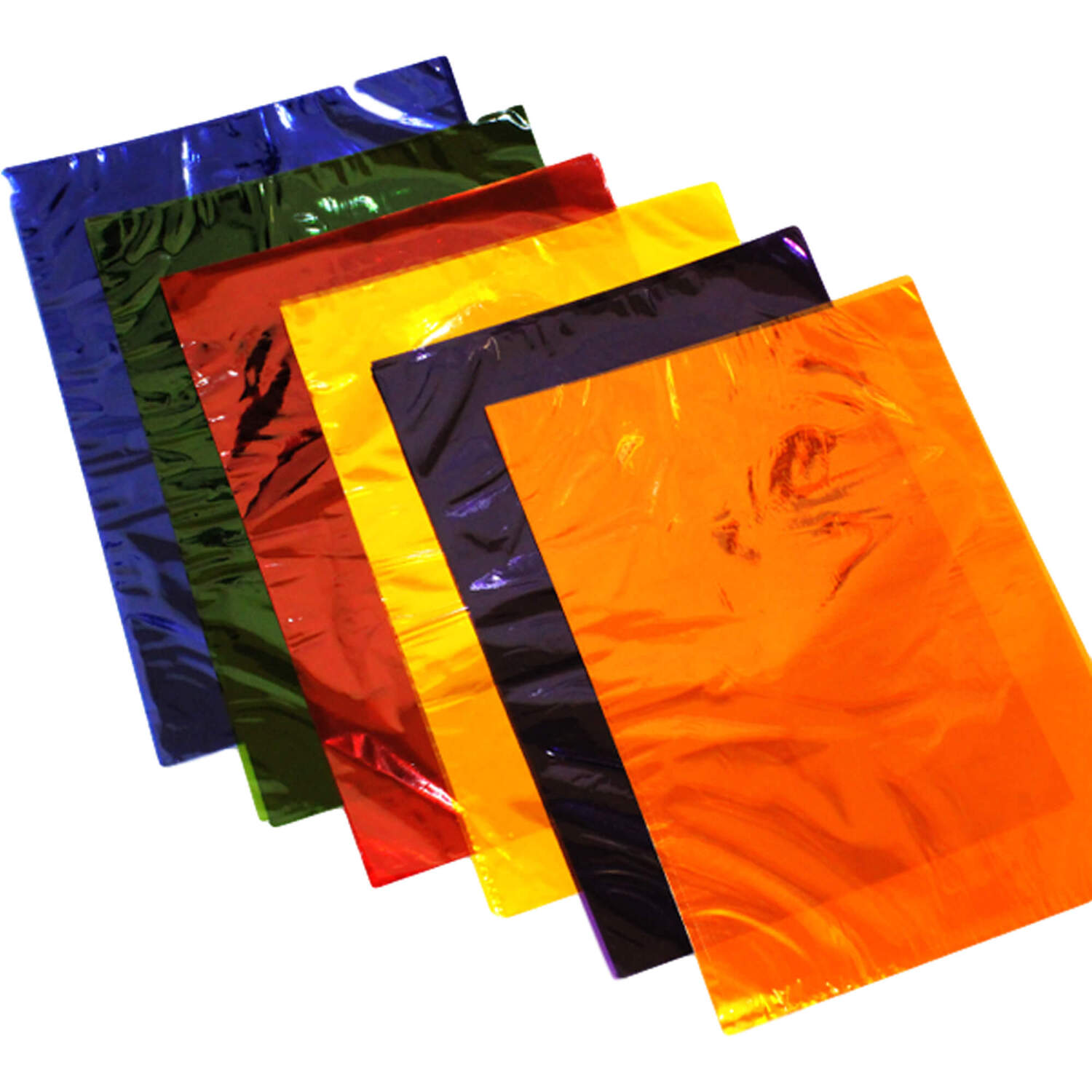 Mixed Colour Pack 48 Cellophane Sheets A4 Colourfast Acid Free 
