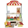 Olly and Oby Wooden Burger Shop Set