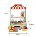 Olly and Oby Wooden Burger Shop Set