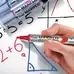 Pentel Assorted Whiteboard Markers and Magnetic Eraser 4 Pack