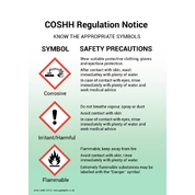 COSHH Regulation Notice A5
