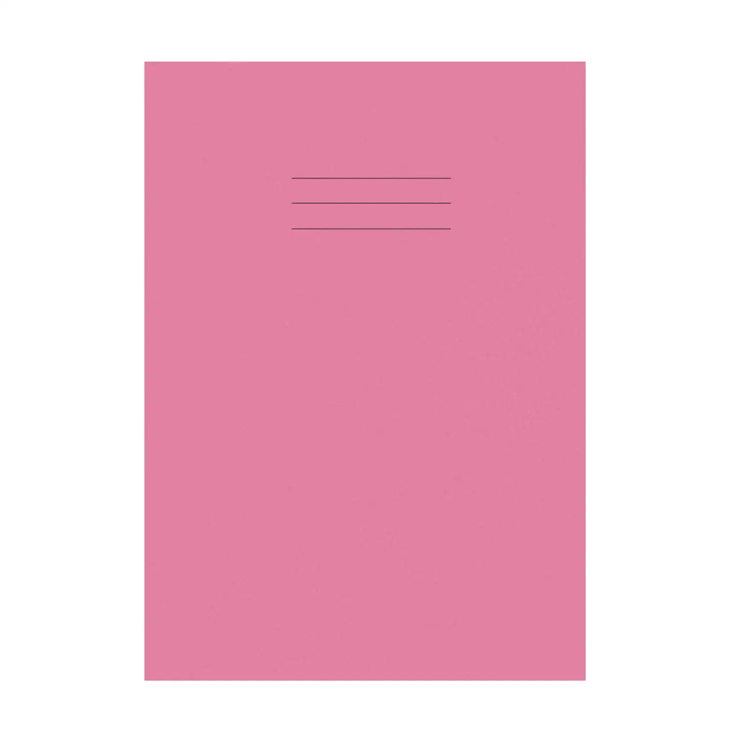 Writy A4 Exercise Book 8mm Ruled With Margin 80 Page Pink 50 Pack G2p100