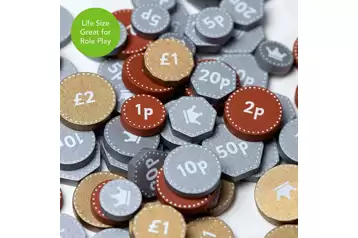 Wooden Play Money Gompels Care Nursery Supply Specialists