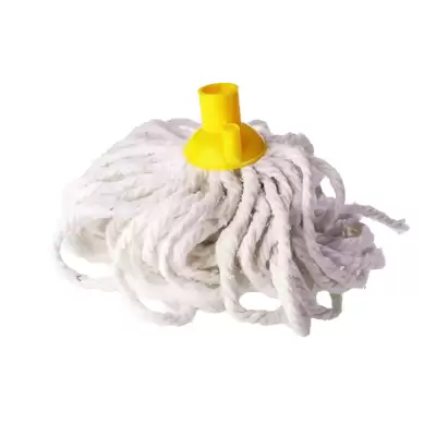 Soclean Cotton Twine Mop Head 5 Pack - Colour: Yellow