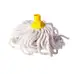 Soclean Cotton Twine Socket Mop Head Yellow 5 Pack G3p80