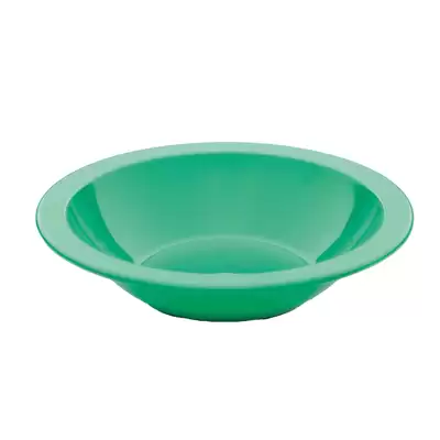 Harfield Polycarbonate Narrow Rimmed Bowls 173mm 10 Pack - Colour: Green