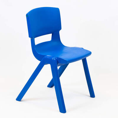 Postura Plus Chair 430mm 30 Pack - Colour: Ink Blue