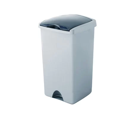 50 Ltr Lift Top Bin - Colour: Silver