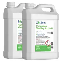 Soclean Professional Washing Up Liquid Green 5 Litre 2 Pack G2p100