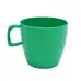 Harfield Polycarbonate Handled Cup 220ml Green 10 Pack G1p100