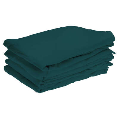 Fire Retardant Bedding Set Jade Green - Type: Single Fitted Sheet 4 Pack