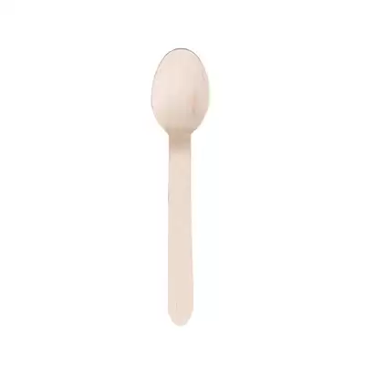 Wooden Cutlery 100 Pack - Type: Dessert Spoons
