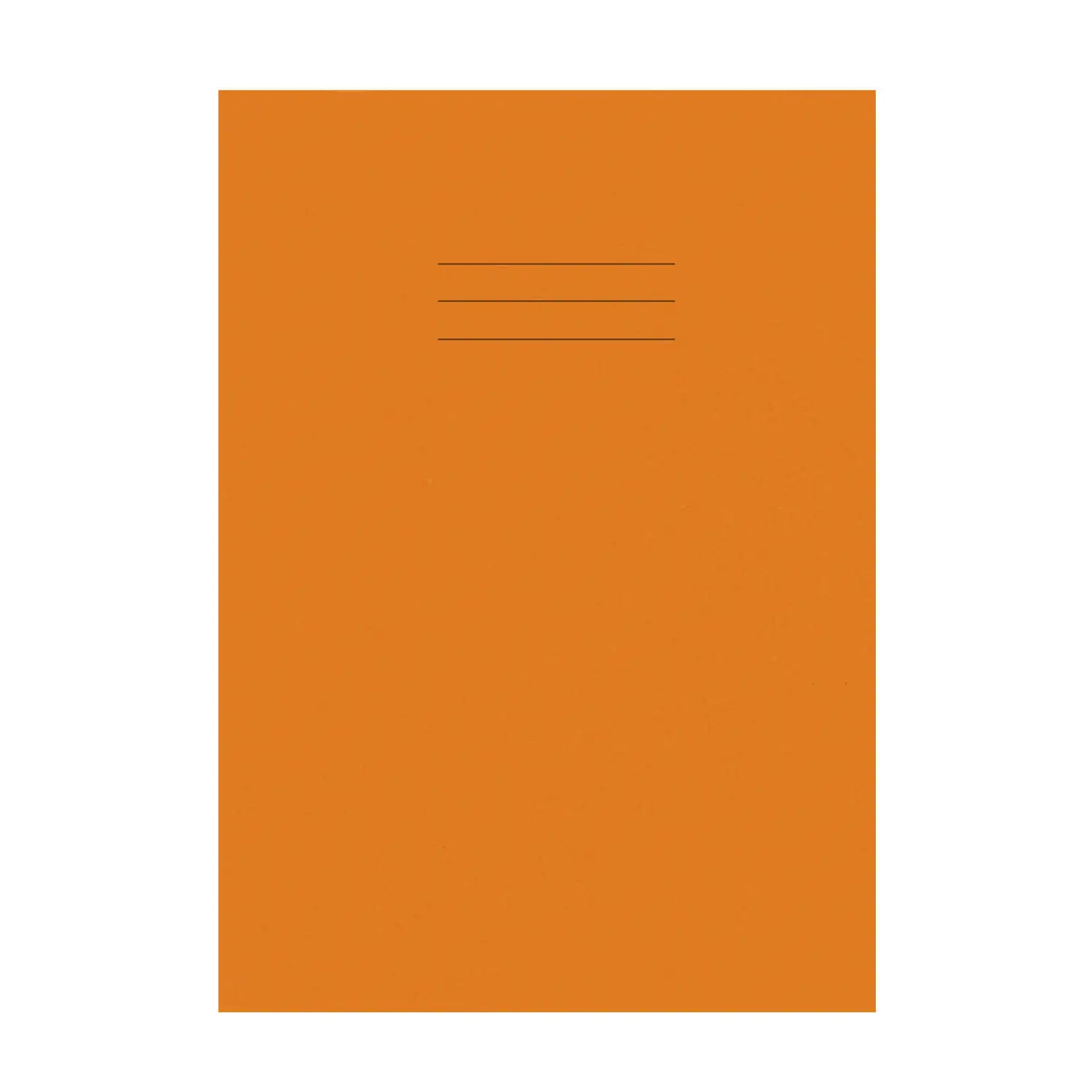 Writy A4 Exercise Book 8mm Ruled With Margin 80 Page Orange 50 Pack G3p95