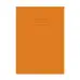 Writy A4 Exercise Book 8mm Ruled With Margin 80 Page Orange 50 Pack G3p95