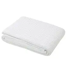 Cellular Cotton Blanket 100x150cm White