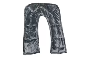 Weighted outlet neck pillow