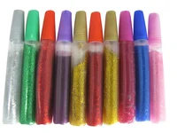Glitter Glue Pens 10pk Assorted