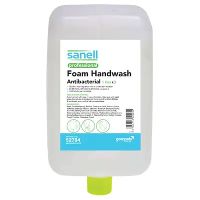 Sanell Antibacterial Foam Handwash 1000ml Cartridge 3 Pack G3p70