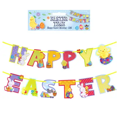 Happy Easter Bunting 2m