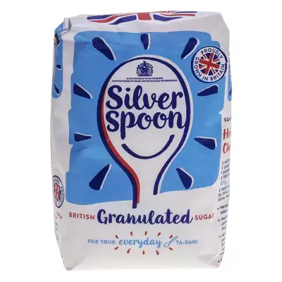 Granulated Sugar Silver Spoon 1kg G2p100