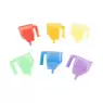 Translucent Colour Funnels 6 Pack