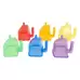 Translucent Colour Funnels 6 Pack