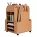 Art Storage Trolley Beech