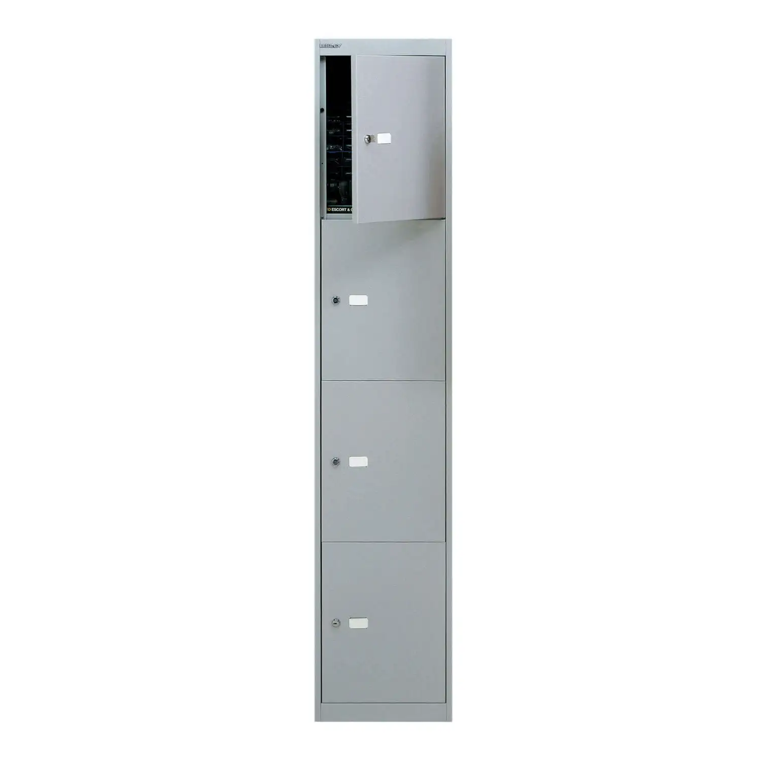 Locker With 4 Doors Grey 305 x 305 x 1802mm