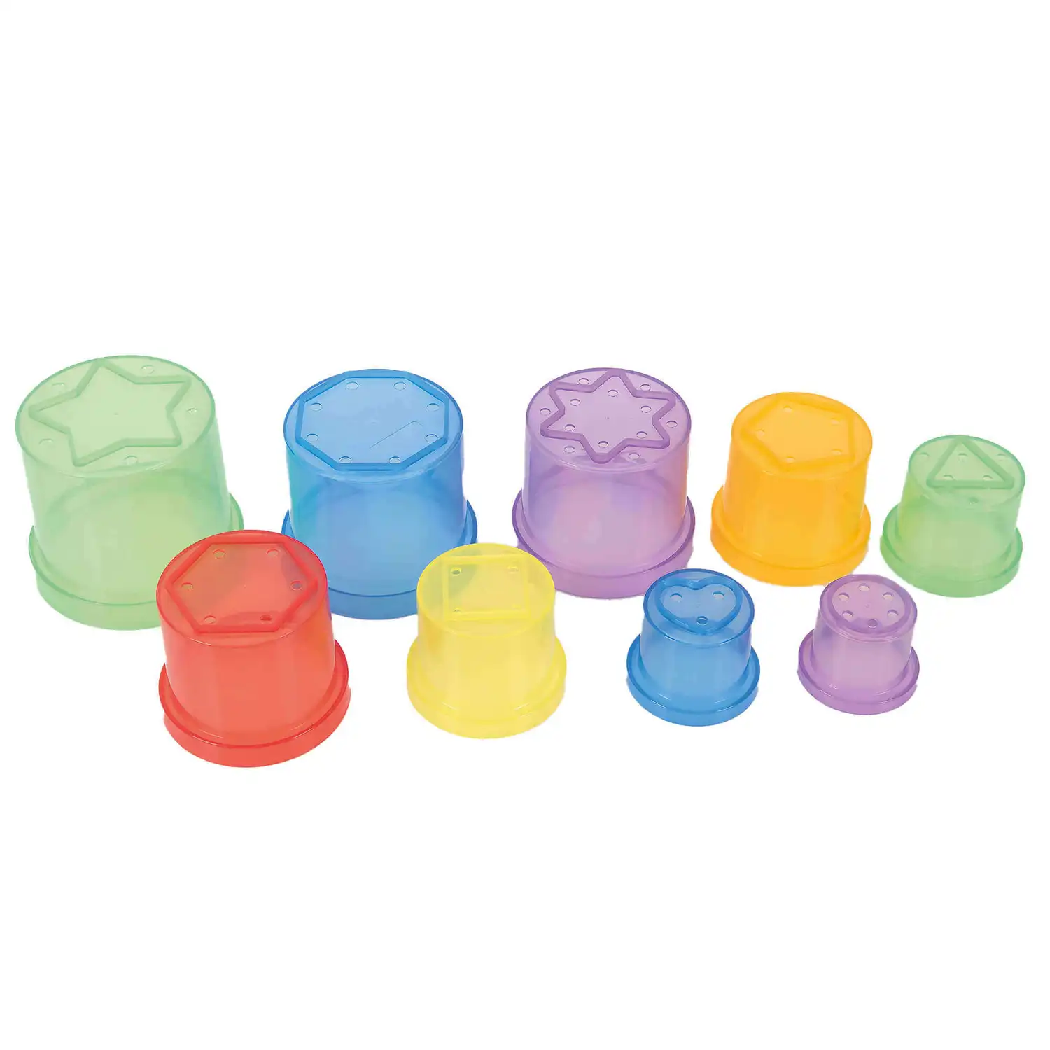 Translucent Colour Stacking Cups