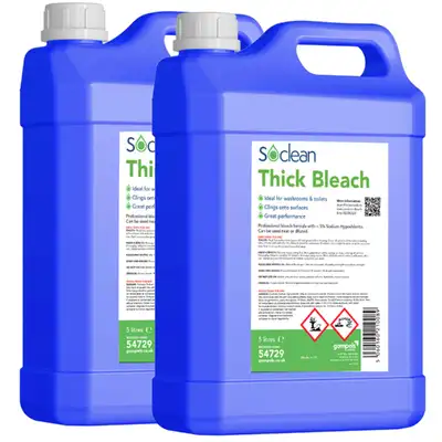 Soclean Bleach 5 Litre 2 Pack G2p100