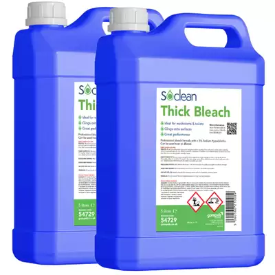 Soclean Bleach 5 Litre 2 Pack G3p50