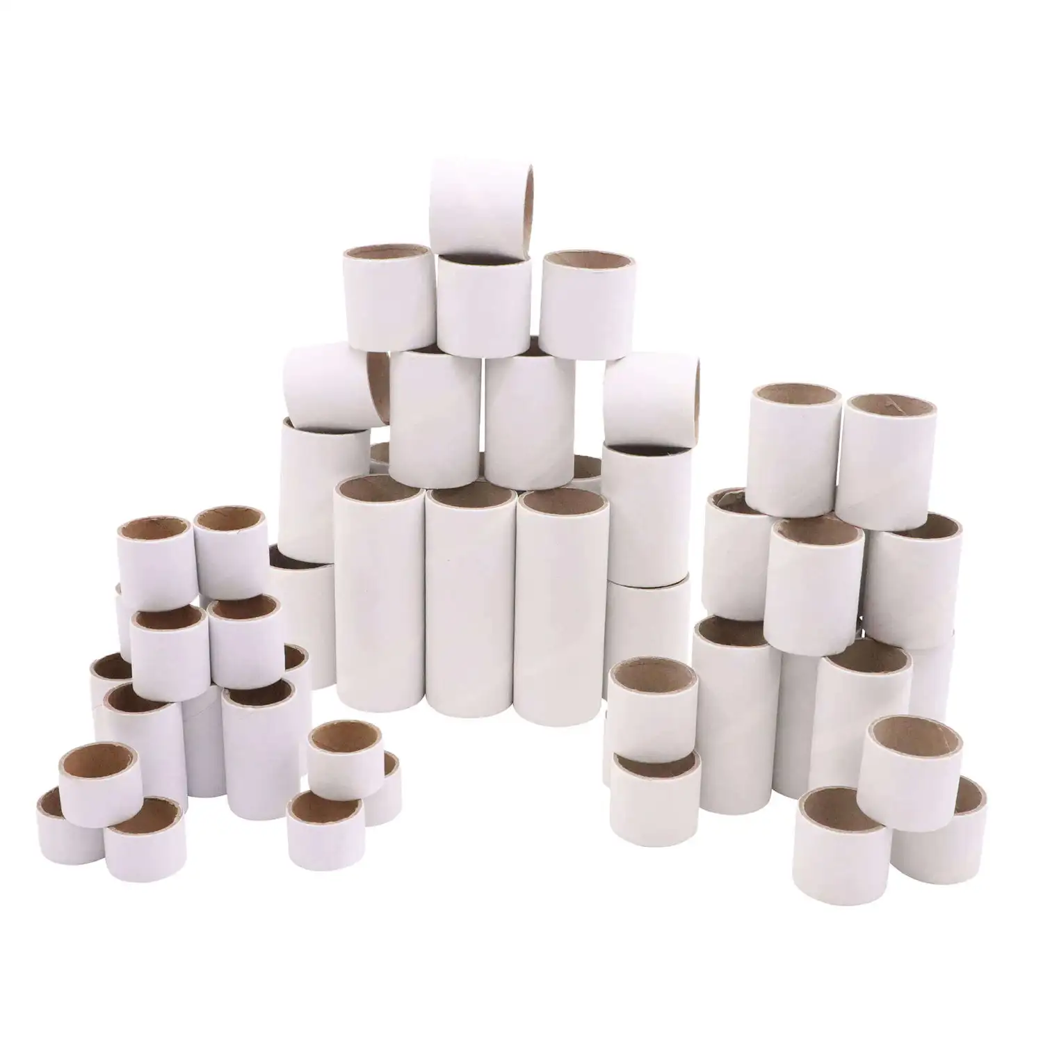 Assorted Cardboard Craft Tubes 54 Pack G2p100