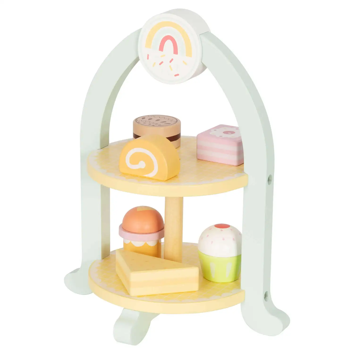 Olly and Oby Wooden Dessert Stand Set