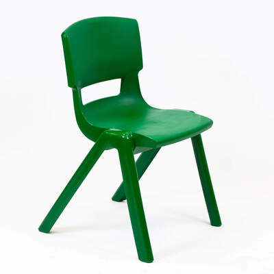 Postura Plus Chair 430mm 30 Pack - Colour: Forest Green