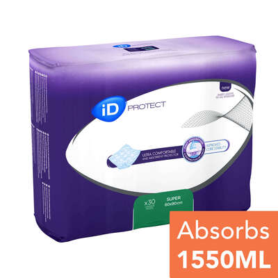 iD Protect Bed Pads 60x90 Super 30