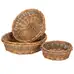 Round Willow Tray Set of 3