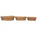 Round Willow Tray Set of 3