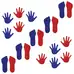 Hand and Feet Floor Markers 20 Pack