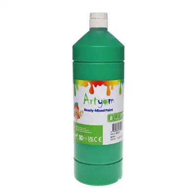Artyom Ready Mixed Poster Paint Green 1 Litre G3p99