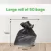 Soclean Black Bin Bags On A Roll Extra Strong 25 Pack