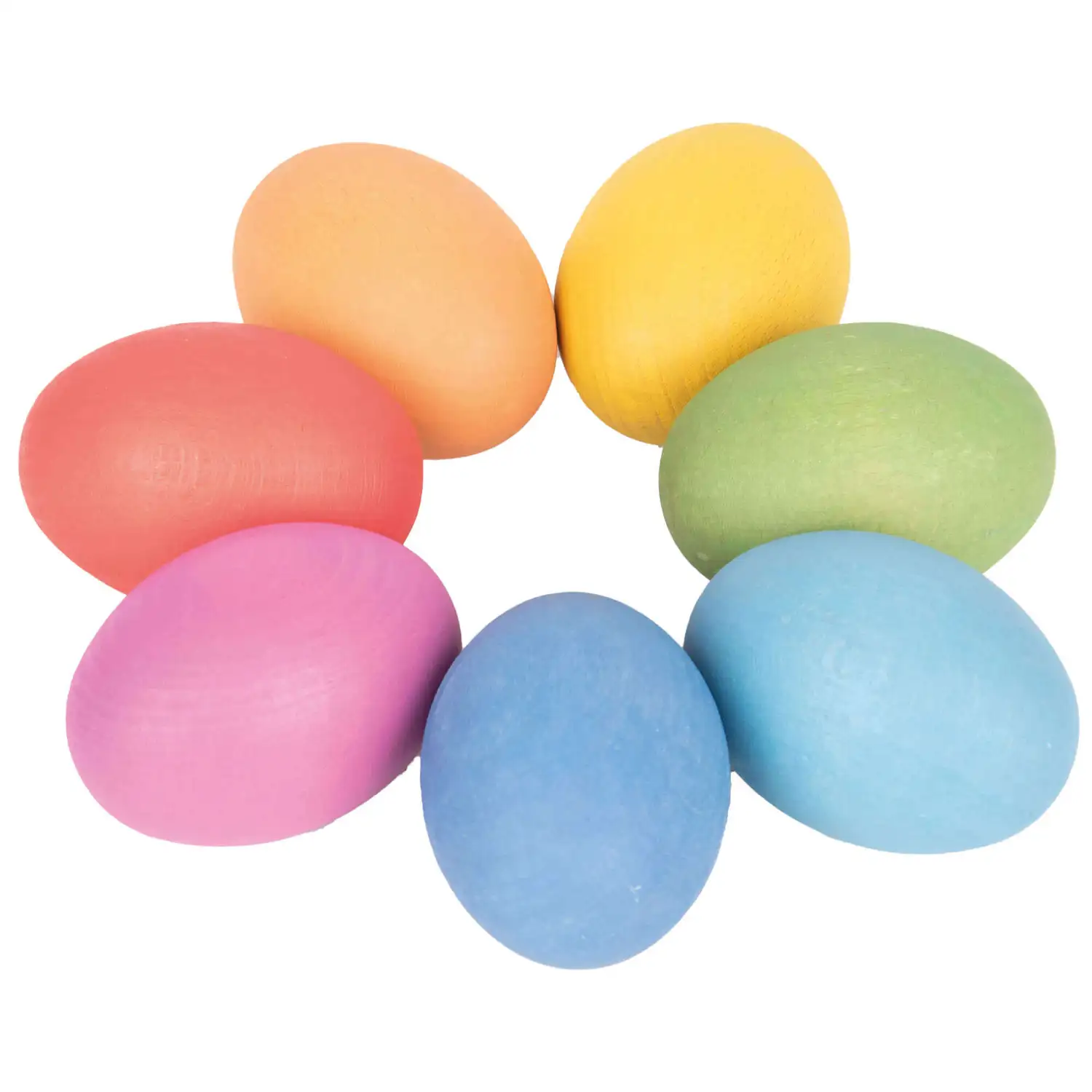 Rainbow Wooden Eggs