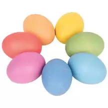 Rainbow Wooden Eggs