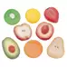 Sensory Play Fruit Stones 8 Pack